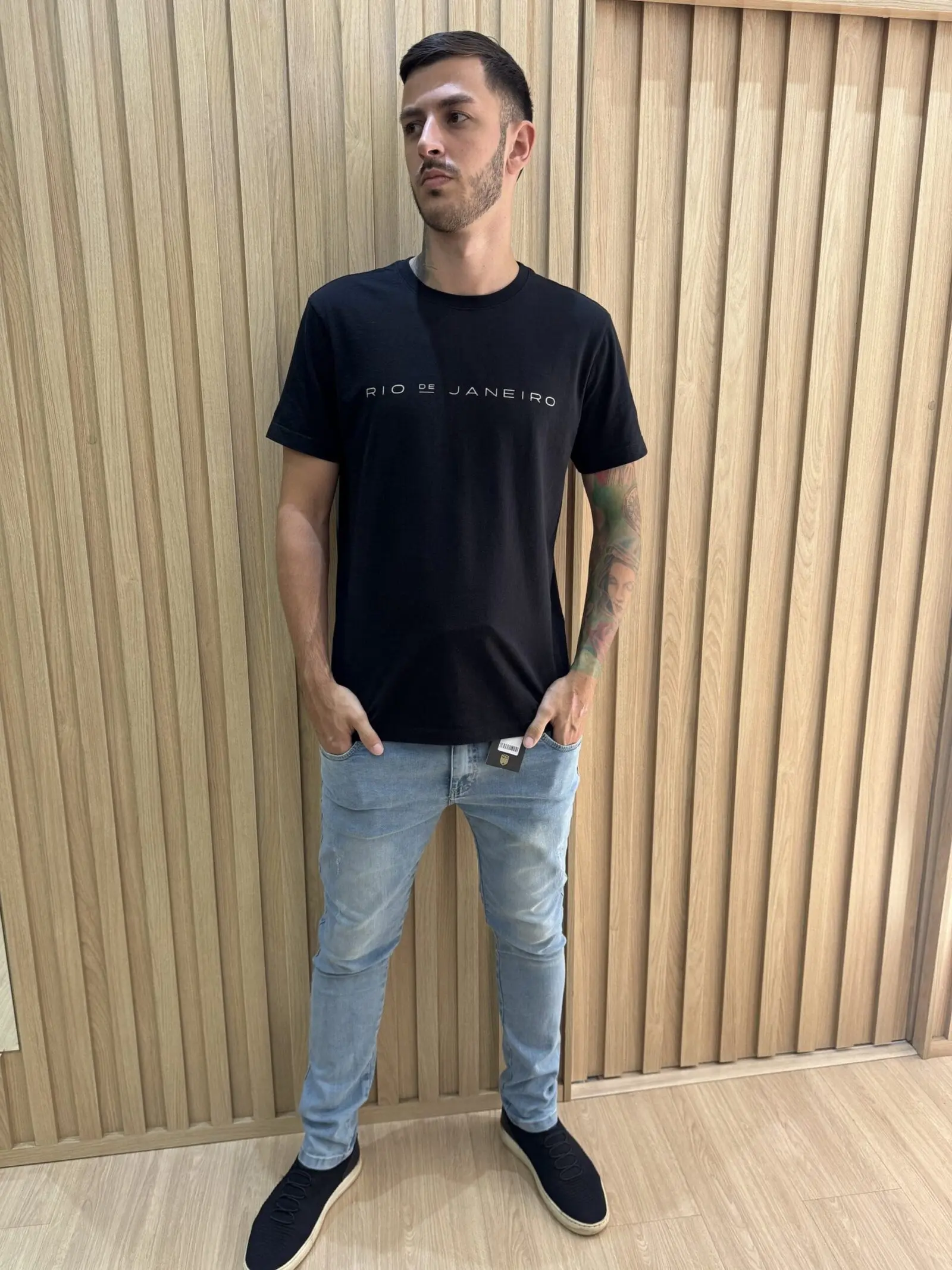 T-SHIRT VINTAGE RIO DE JANEIRO MC - Imagem 1