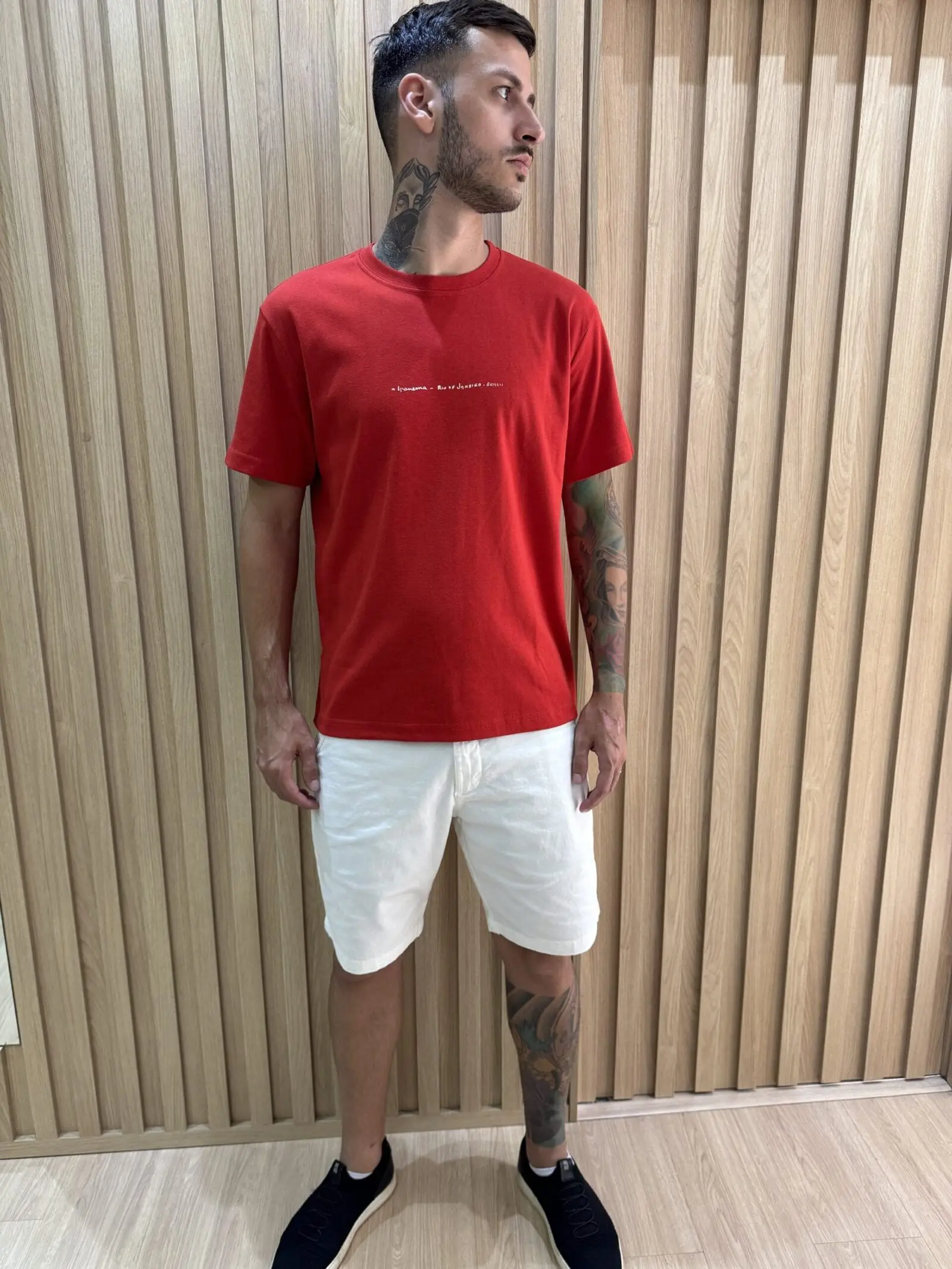 BIG SHIRT COQUEIRO MC VERMELHO - Imagem 1