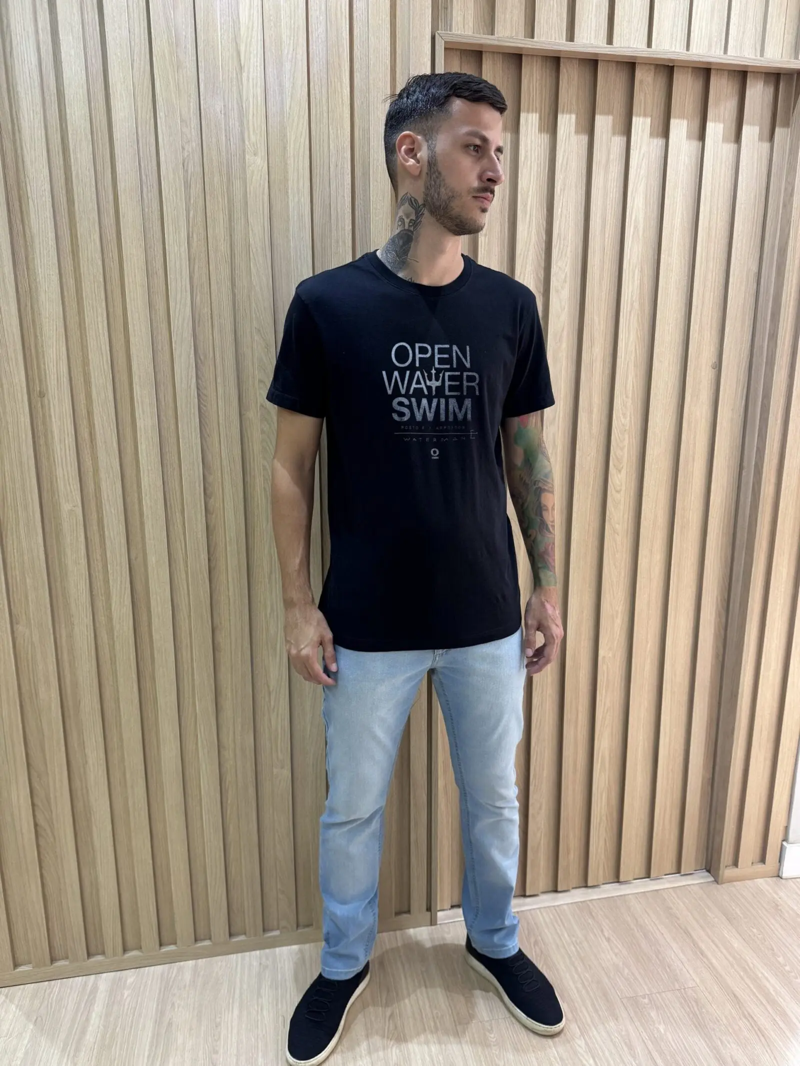 T-SHIRT VINTAGE OPEN WATER SWIN MC - Imagem 1