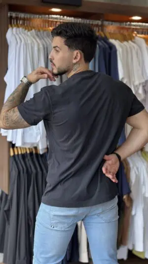T-SHIRT WASHED POCKET SPOT MC - Imagem 2