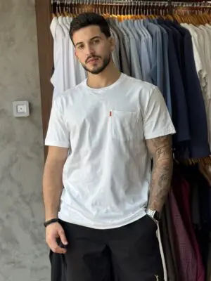T-SHIRT WASHED POCKET SPOT MC - Imagem 3