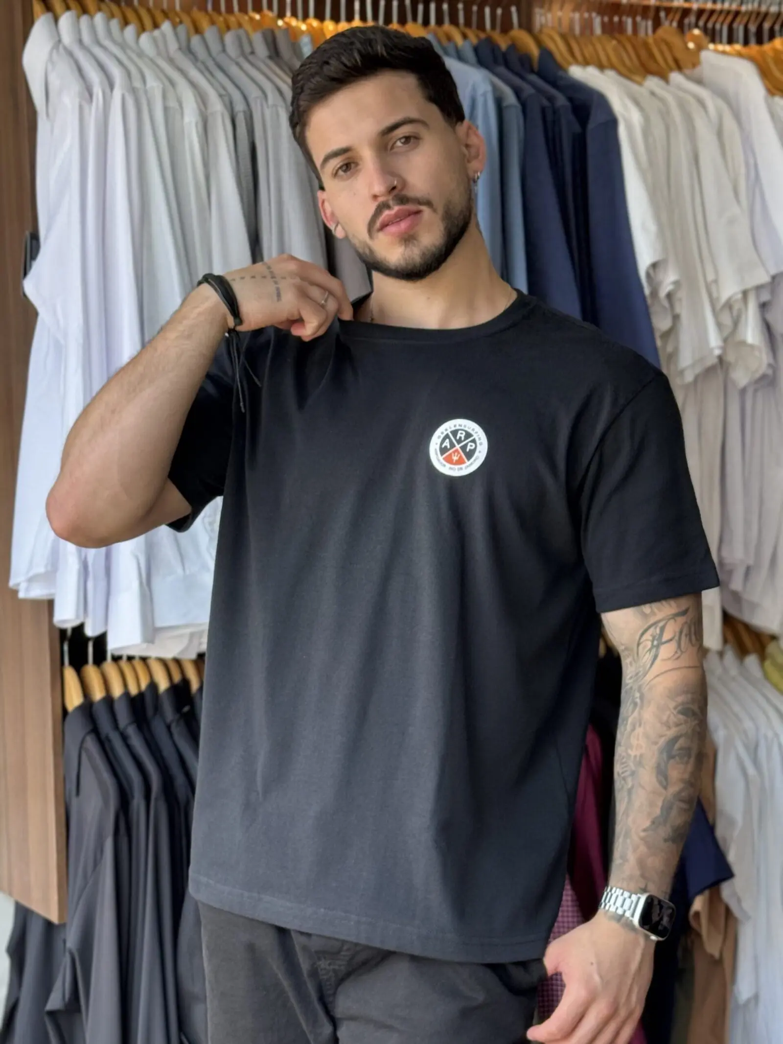 BIG SHIRT ARP PRETO - Imagem 1