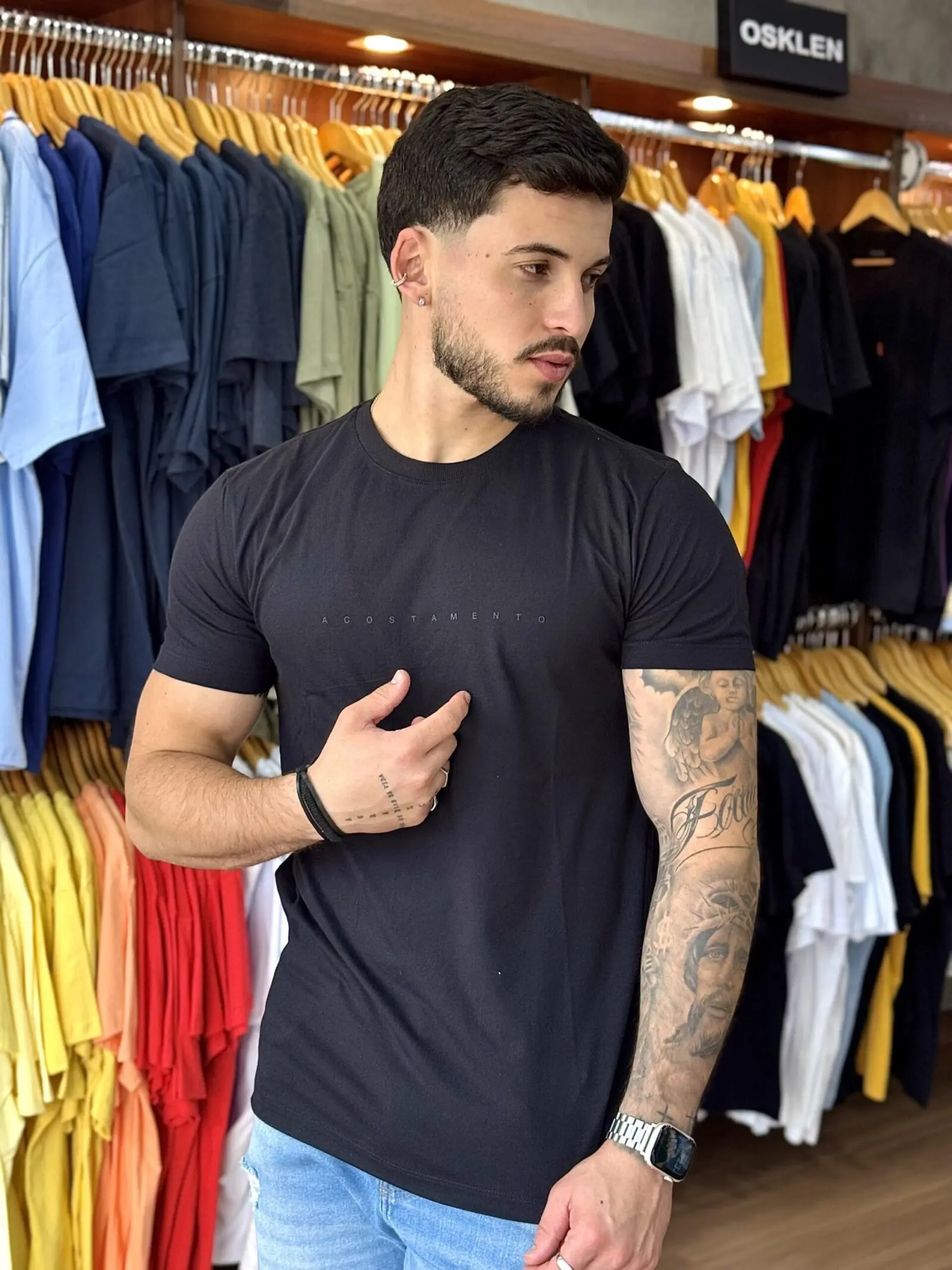 CAMISETA CASUAL ACOSTAMENTO 120902016 - Imagem 1
