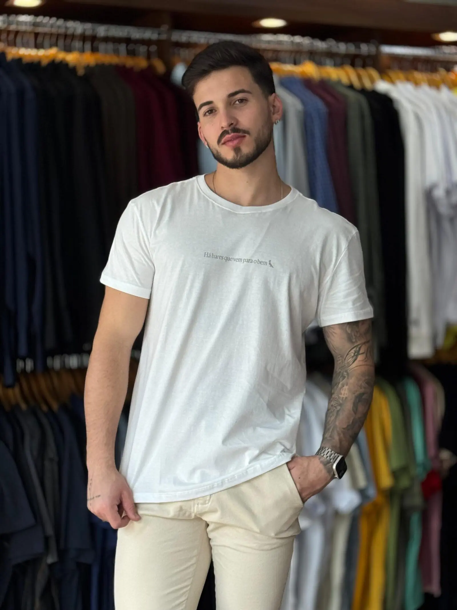 CAMISETA ESTAMPADA HÁ BARES - Imagem 1