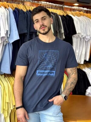 CAMISETA ESTAMPA LIFESTYLE GRID
