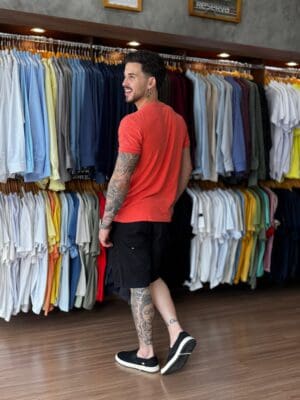 T-SHIRT ROUGH RIO MC - LARANJA - Imagem 3